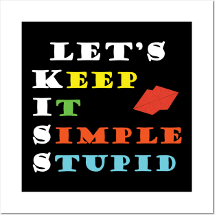 Let's KISS (Keep It Simple Stupid) - Typography Design Posters and Art